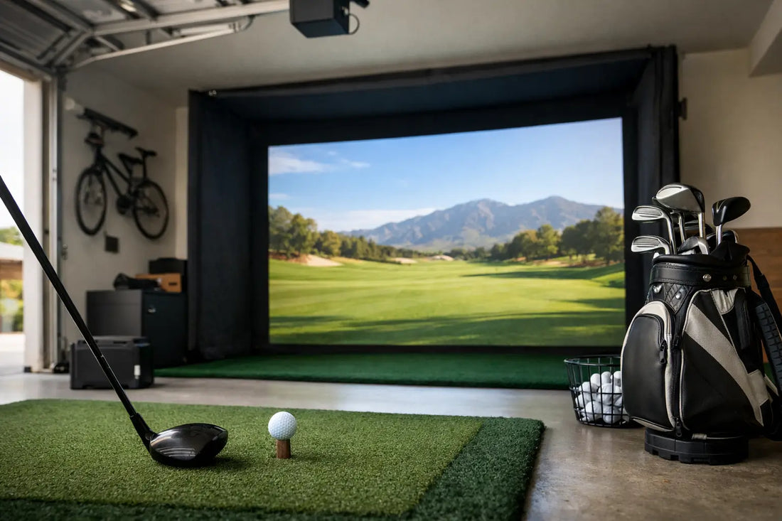 Garage Golf Simulator Setup That Fits