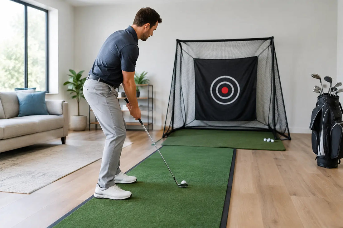 Indoor Golf Setup for More Practice at Home