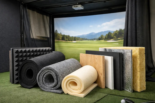 7 Golf Simulator Screen Backing Ideas
